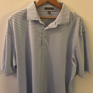 Peter Millar summer comfort striped shirt size L